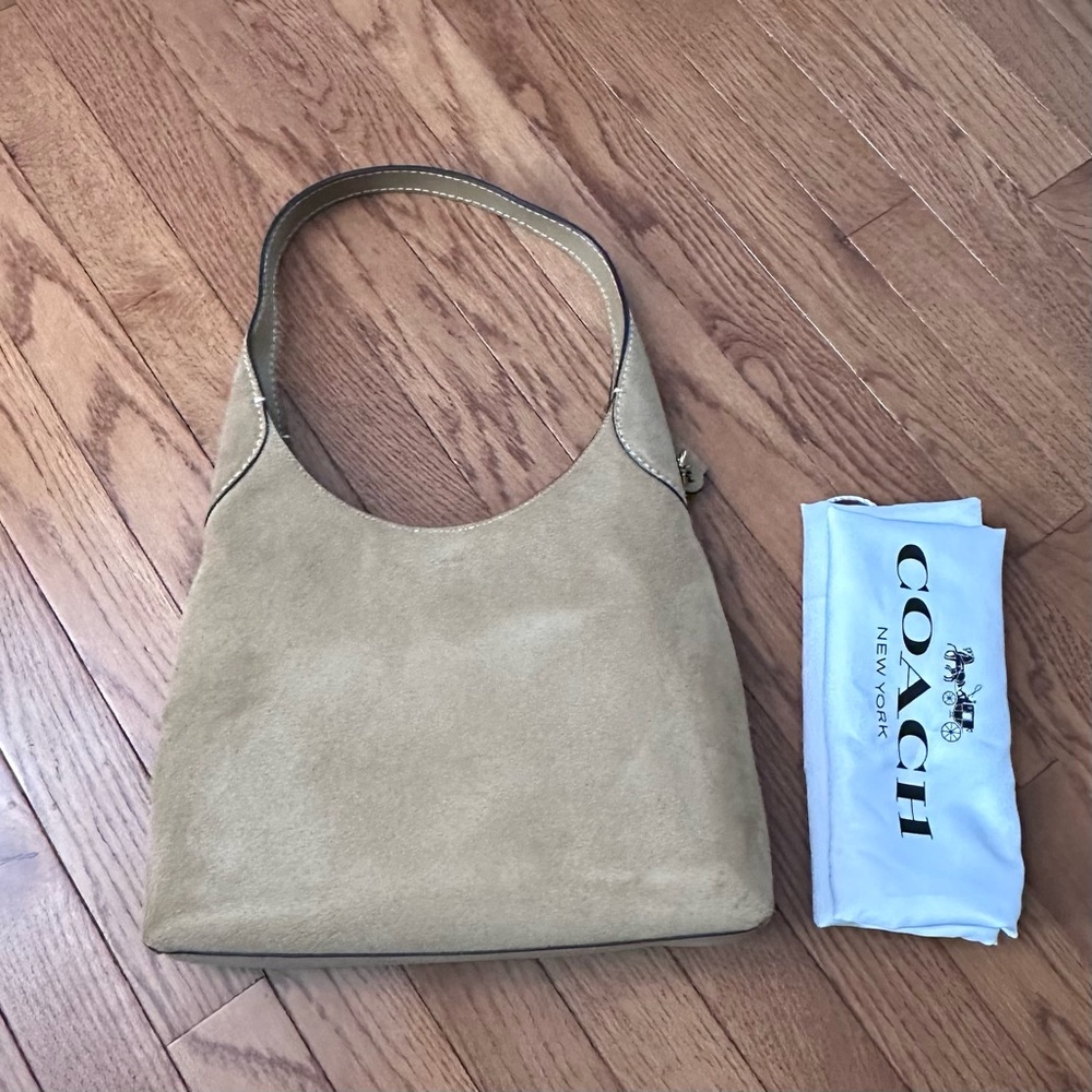 Coach Tan Brooklyn 28 Shoulder Bag - Picture 7 of 9